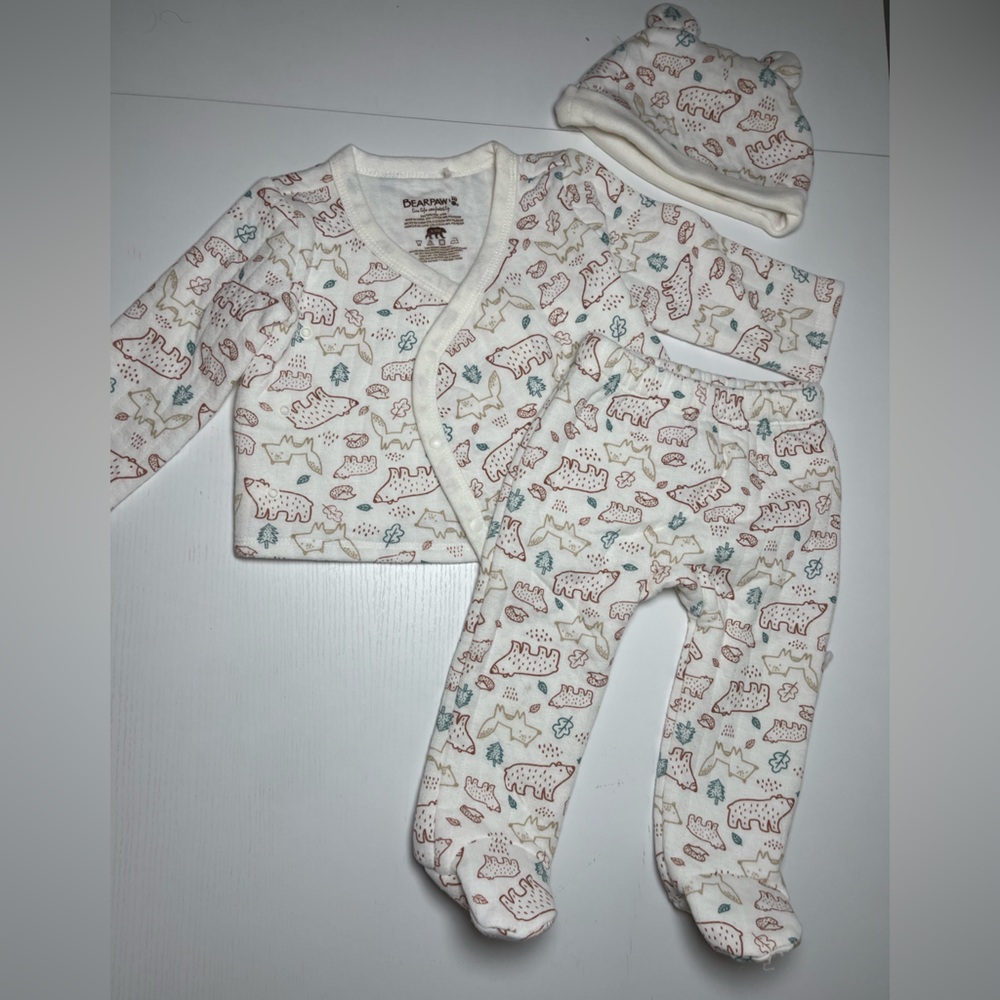 BearPaw Baby Outfit with Hat